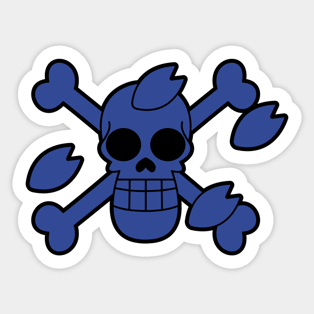 Tony Tony Chopper Jolly Roger 1 Sticker by onepiecechibiproject